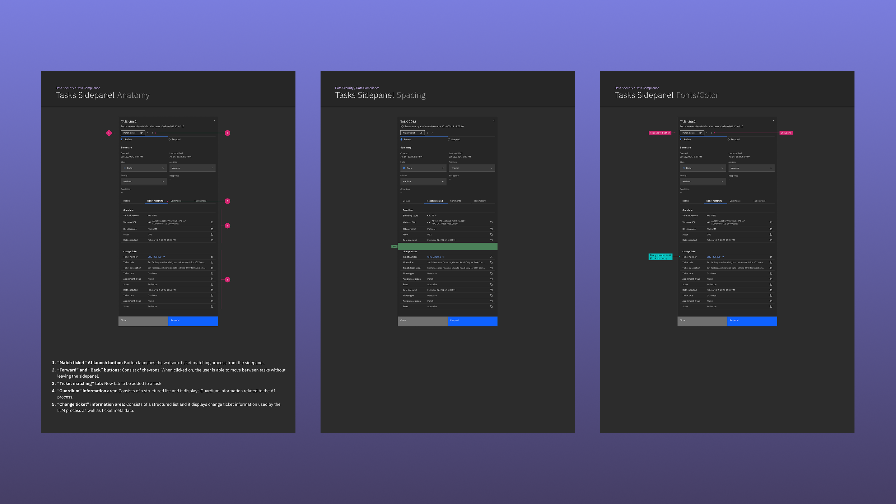 Design specifications 3