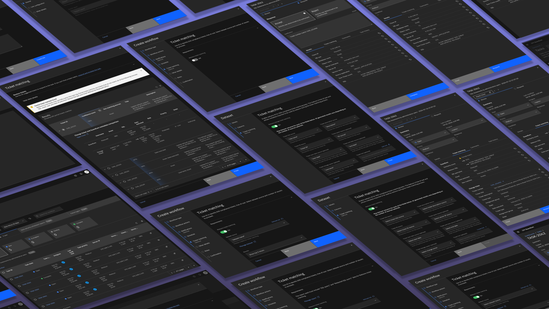 IBM AI Ticket Reconciliation hero mockup